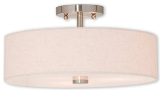 Meridian 3-Light Ceiling Mount, Brushed Nickel