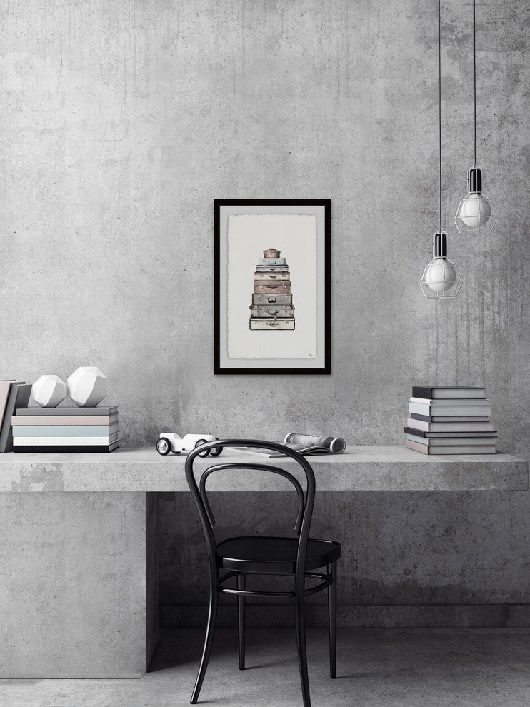 "Everyday Is a Journey" Framed Painting Print, 24"x36"
