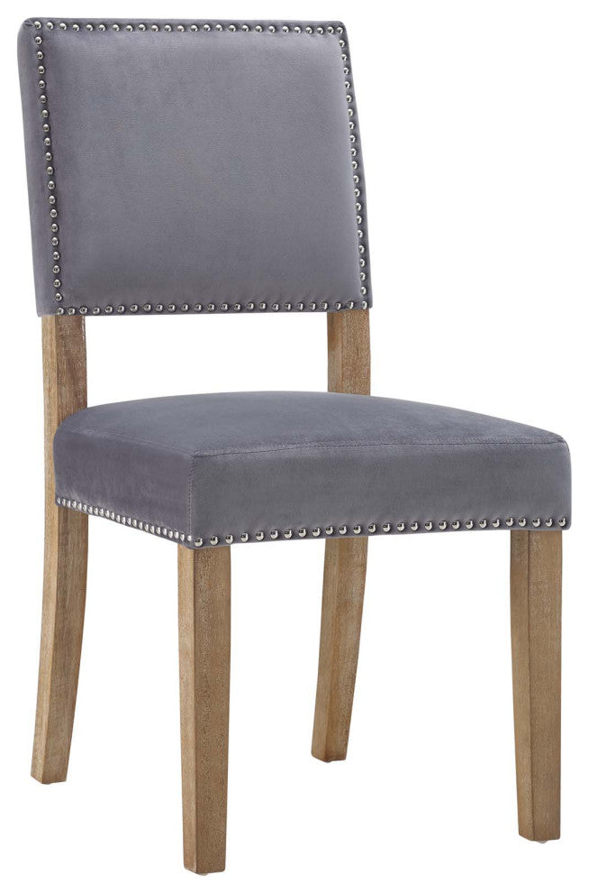 Modern Gray Oblige Wood Dining Chair