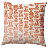 Ombre Bongo Outdoor Pillow, Orange, 16"x16"
