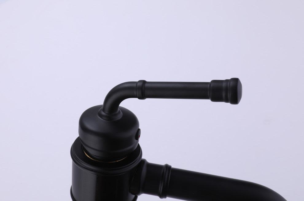 Deck Mounted Single Hole Bathroom Faucet