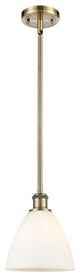 Innovations 516-1S-AB-GBD-751 1-Light Mini Pendant, Antique Brass