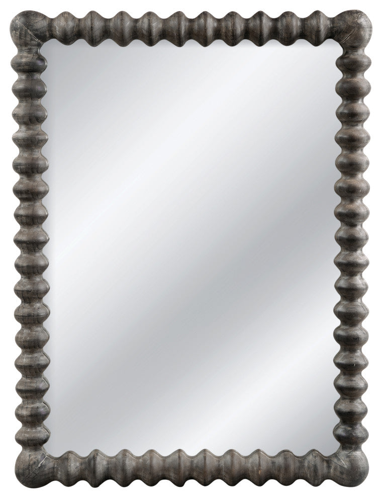 Vallente Wall Mirror - Weathered Wood