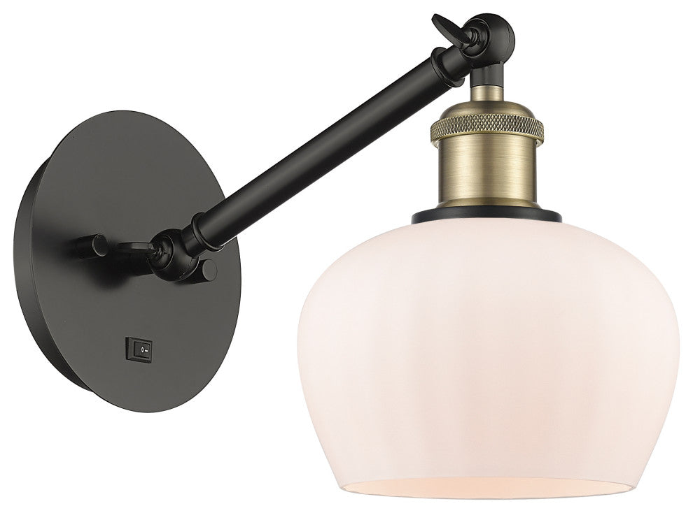 Innovations 317-1W-BAB-G91-LED 1-Light Sconce, Black Antique Brass