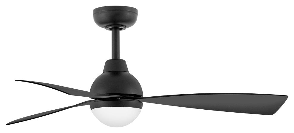 Hinkley Una LED Ceiling Fan, Matte Black, 44"