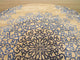 Hand-tufted Wool Ivory Transitional Oriental Modern Naiin Rug, 7'9 Round