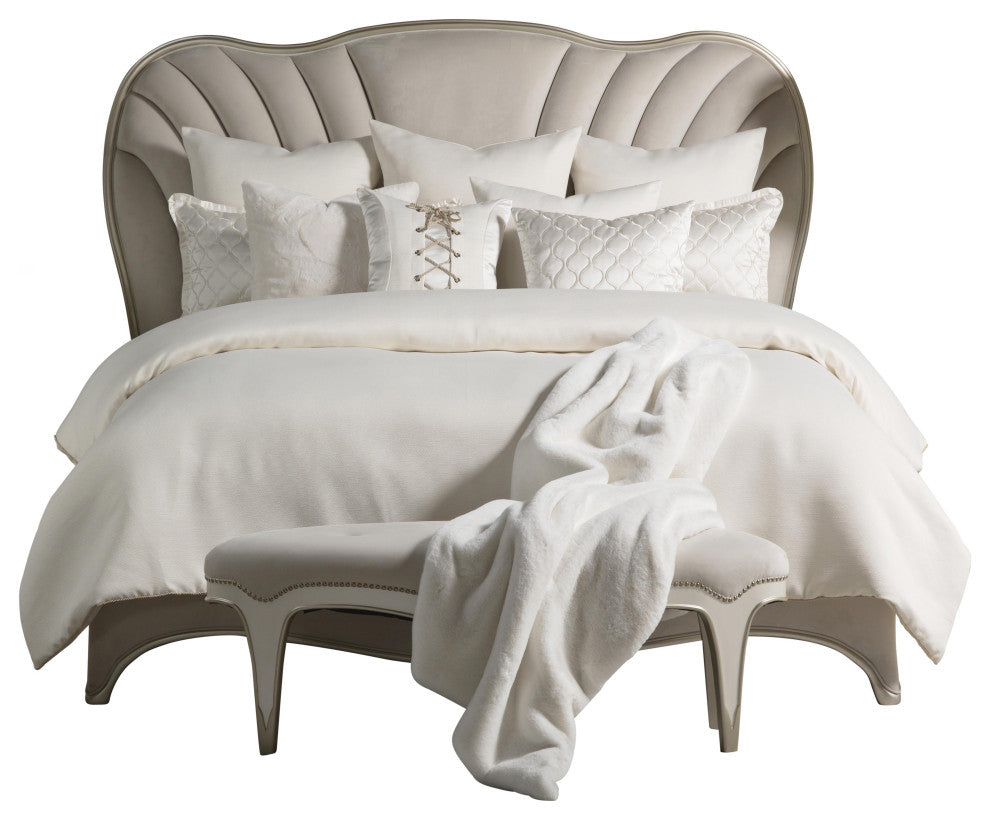 Hailey 10-Piece King Comforter Set - Ivory