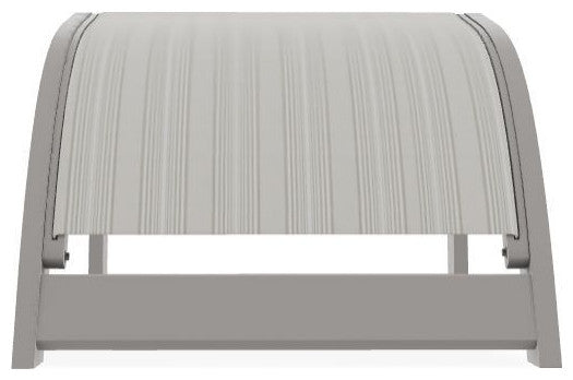 Adirondack Sling Outdoor Ottoman, Harbor/Warm Gray