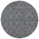 Ahgly Company Indoor Round Mid-Century Modern Area Rugs, 8' Round