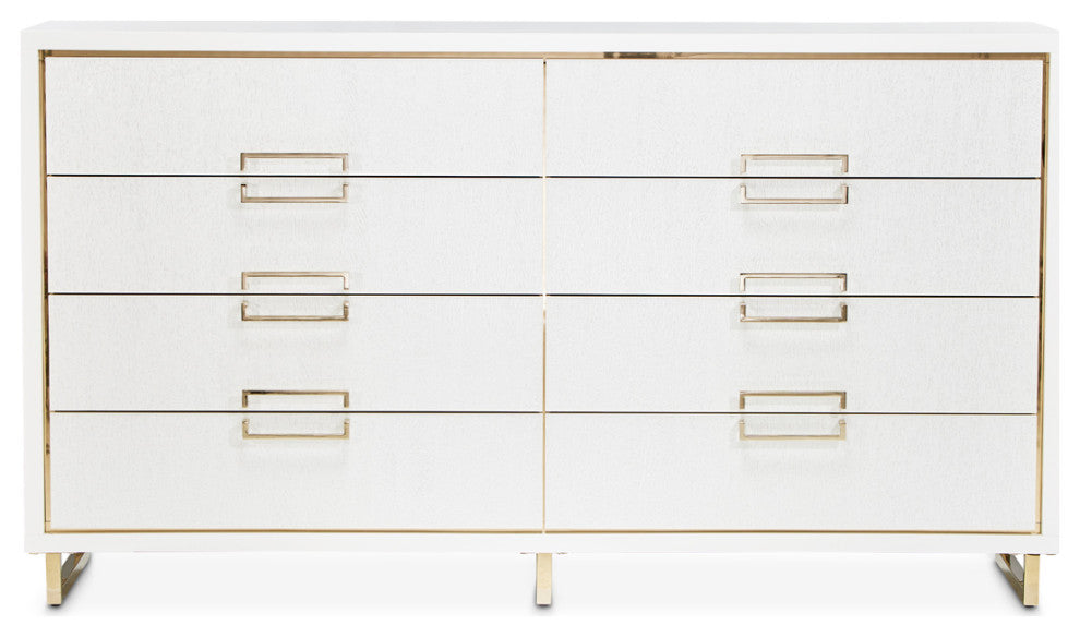 Palm Gate Dresser, Cloud White