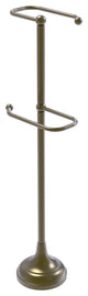 Free Standing Two Roll Toilet Tissue Stand, Antique Brass