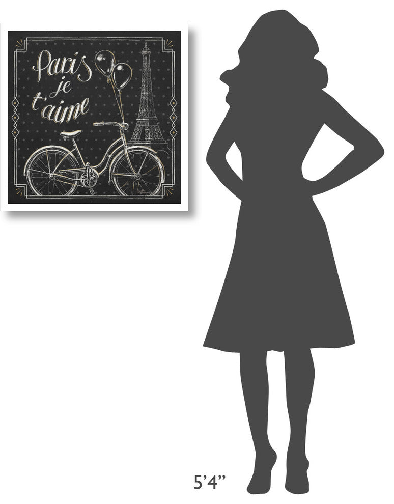 "Vive Paris VII" Digital Paper Print by Janelle Penner, 26"x26"