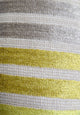 Kaleva Lime and Gray Handmade Luxury Pillow, 20"x20"