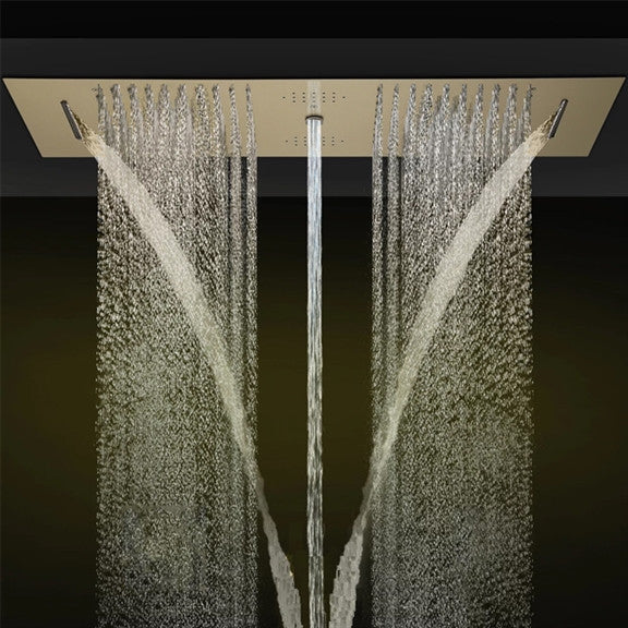 Rainfall Musical Shower System With Hand Shower, Style F- Remote Control Light