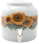 Goldwell Designs Sunflower Blossom Design Water Dispenser Crock