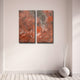Abstract ABS X, Canvas Wall Art, 2-Panels 40"x20"