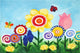 Marmont Hill, "Flower Garden" by Nicola Joyner Painting on Wrapped Canvas, 45x30