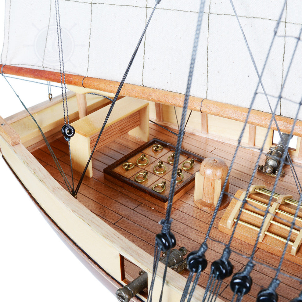 Harvey Museum-quality Fully Assembled Wooden Model Ship
