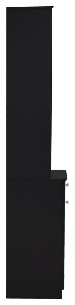 SlayStation Vanity Storage Cabinet,  Storage Cabinet, Black