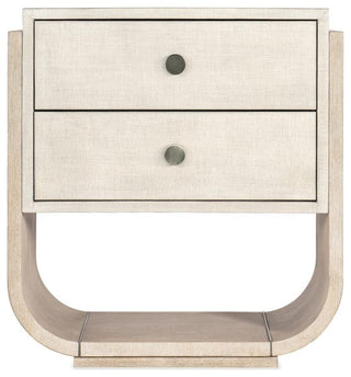 Modern Mood Two Drawer Wood Nightstand in Natural by Hooker Furniture