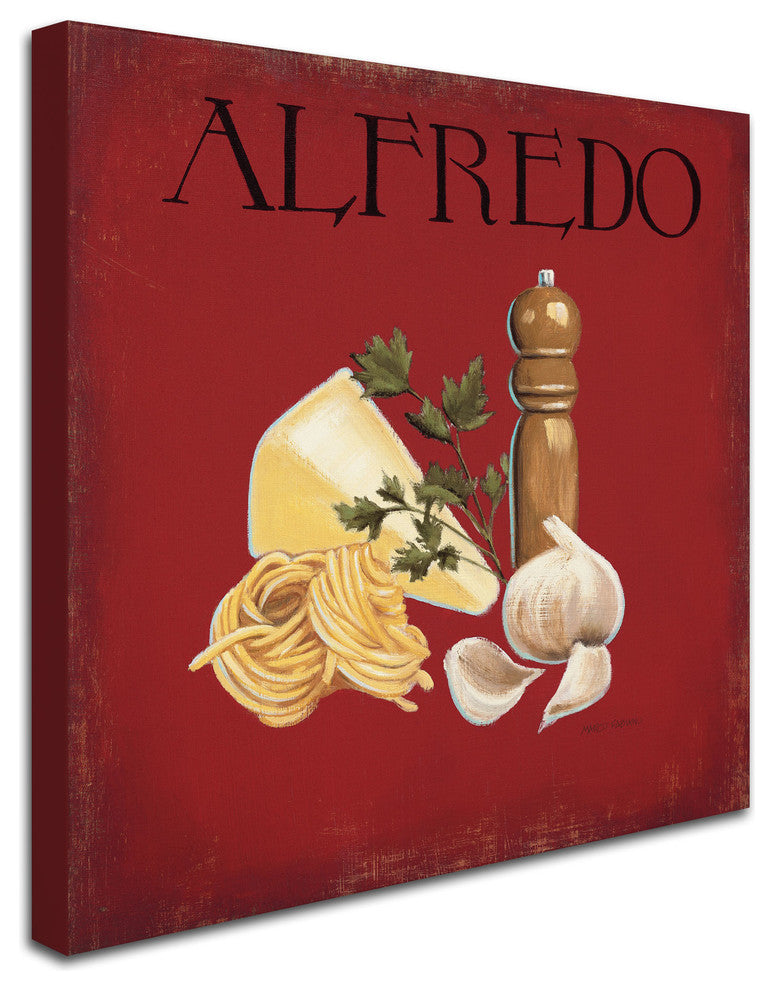 'Italian Cuisine III' Canvas Art by Marco Fabiano