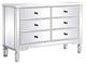 Calum 48" Mirrored Cabinet, Antique White