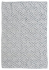 Chloe Diamond Area Rug, Grey, 8' X 11'