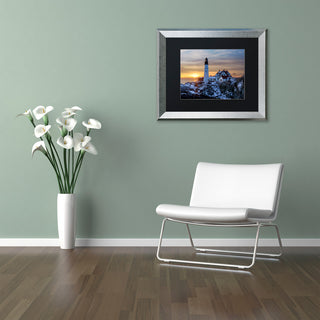 Blanchette Photography 'Maine Classic', Silver Frame, Black Matte, 20"x16"