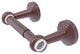 Pacific Beach 2-Post Toilet Tissue Holder with Twist Accents, Antique Copper