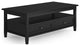 Warm Shaker SOLID WOOD Coffee Table, Black