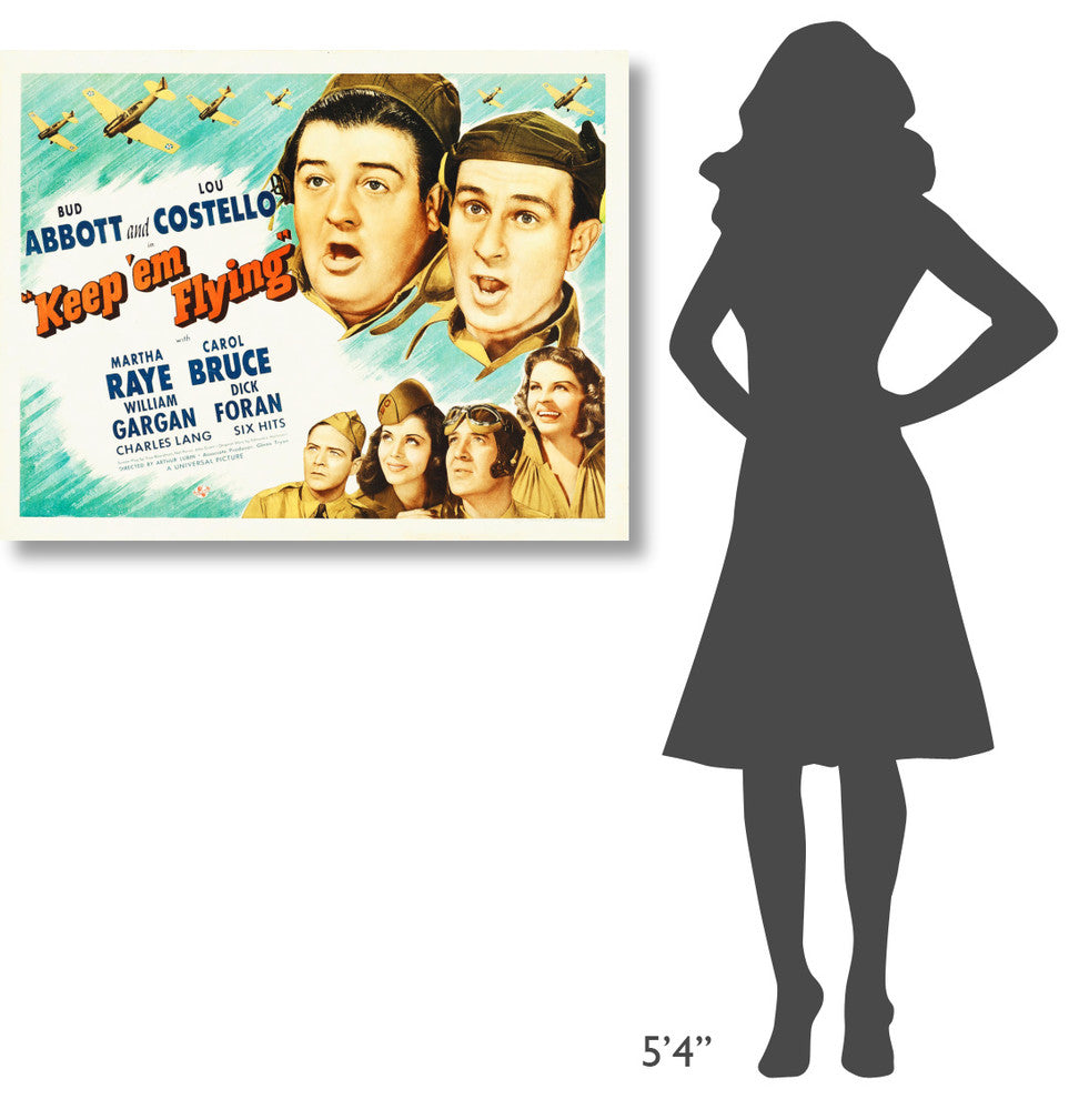 "Abbott & Costello - Keep 'em Flying" Canvas by Hollywood Photo Archive, 40x31"