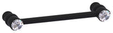Carolina Crystal 4" Cabinet Pull, Matte Black