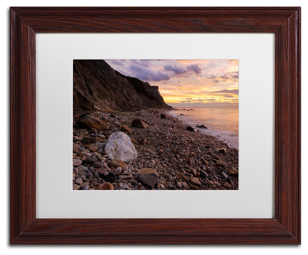 Michael Blanchette ''Rock Equality'' Art, Wood Frame, White Mat, 14x11