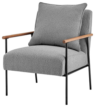Quinton Fabric Accent Arm Chair, Gray