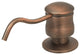 Built in Copper Soap Dispenser Refill from Top With 17oz Bottle, American Bronze