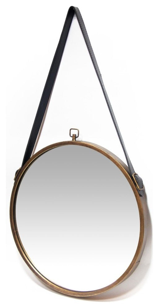 Large Farmhouse Wall Mirror, Circle