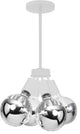 4-Light Pendant, Matte White