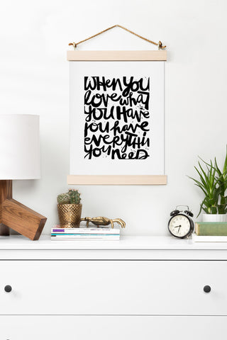 Deny Designs Kal Barteski If You Love Art Print