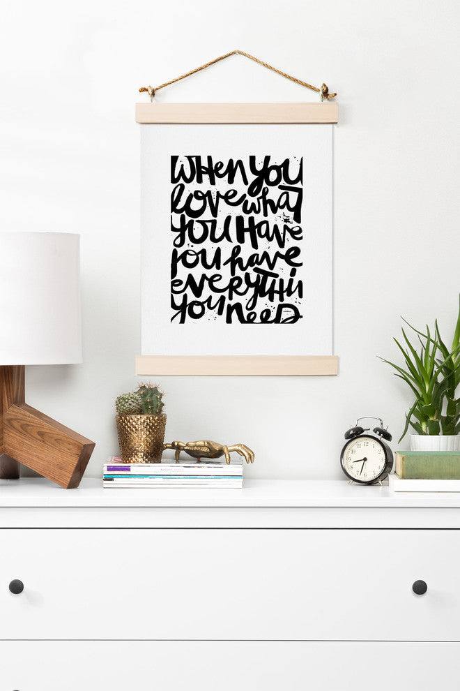 Deny Designs Kal Barteski If You Love Art Print