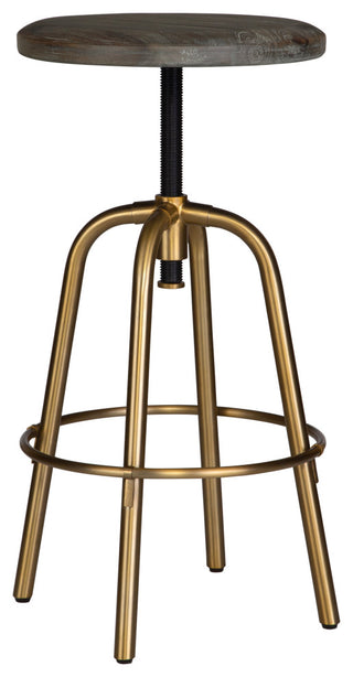 Revolve Brass Counter Stool