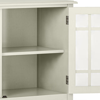 Interior cabinet close-up with shelves on white background.