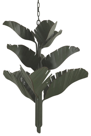 Banana Leaf 9-Lt Chandelier