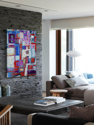 "Ethereal" Painting Print on Wrapped Canvas, 24"x36"