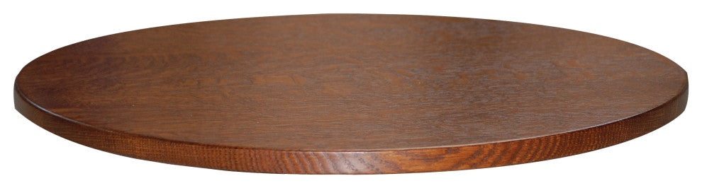 Amish Made Oak 20" Round Lazy Susan, Michael's Cherry Stain