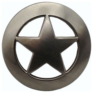 Sheriff Star, Satin Nickel