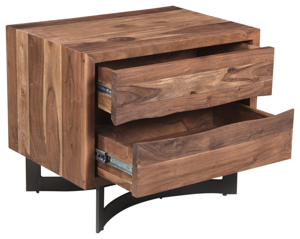 Bent Nightstand Smoked