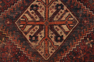 Vintage Distressed Savanna Red Rug 5'8"x9'4"