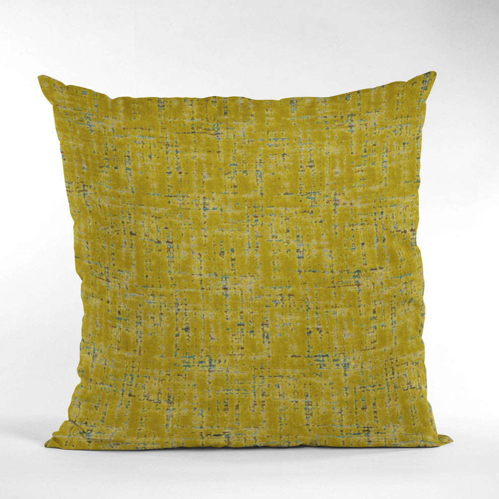 Sulfur New Planet Cut Velvet Luxury Throw Pillow, Double sided 20"x20"