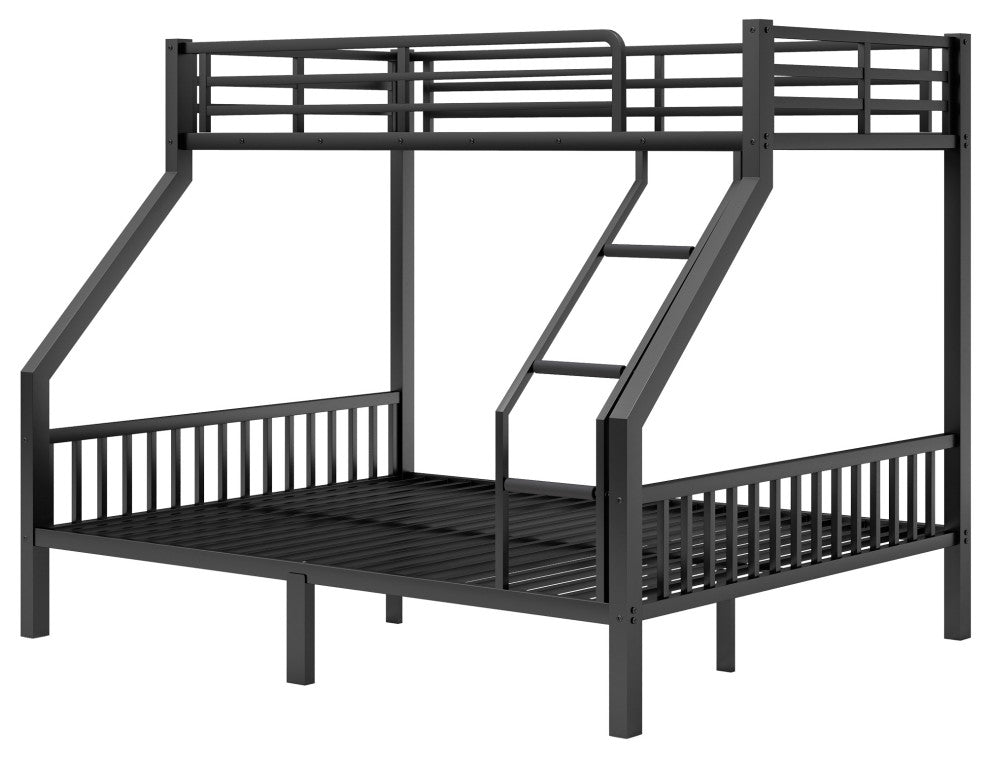 Gewnee Twin XL Over Queen Metal Bunk Bed