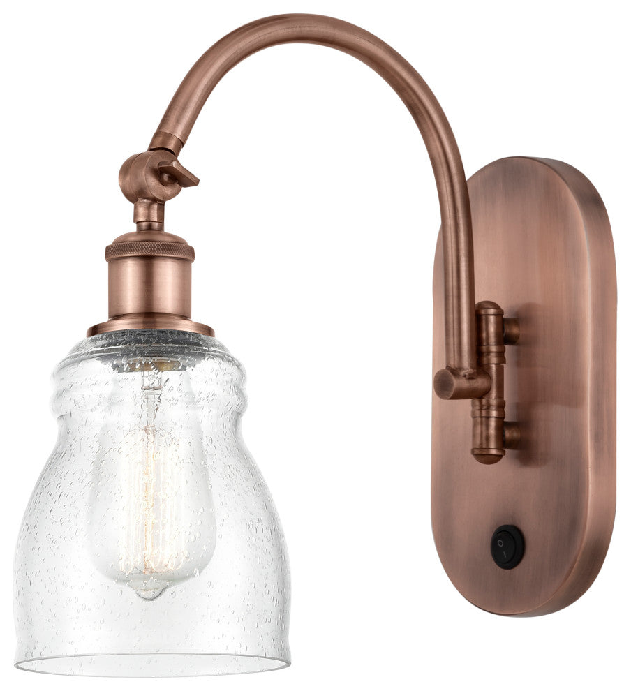 Innovations 518-1W-AC-G394-LED 1-Light Sconce, Antique Copper